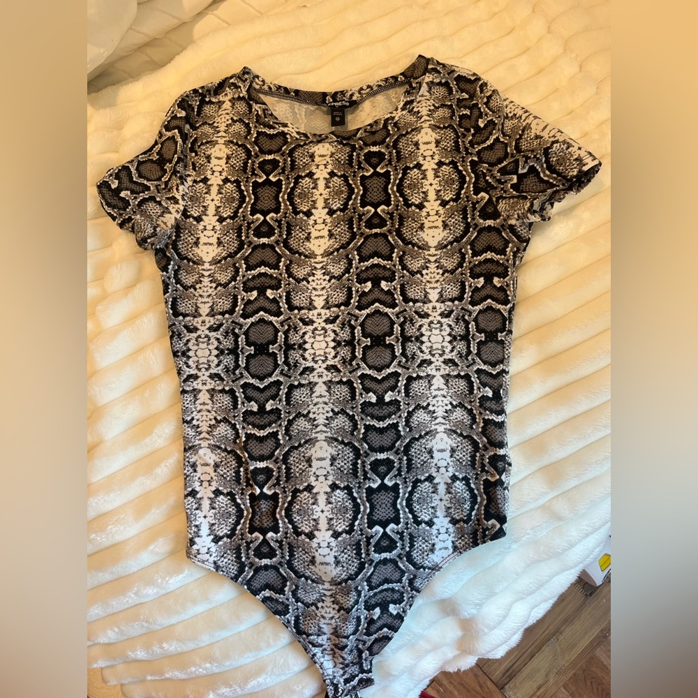 Animal Print Bodysuit